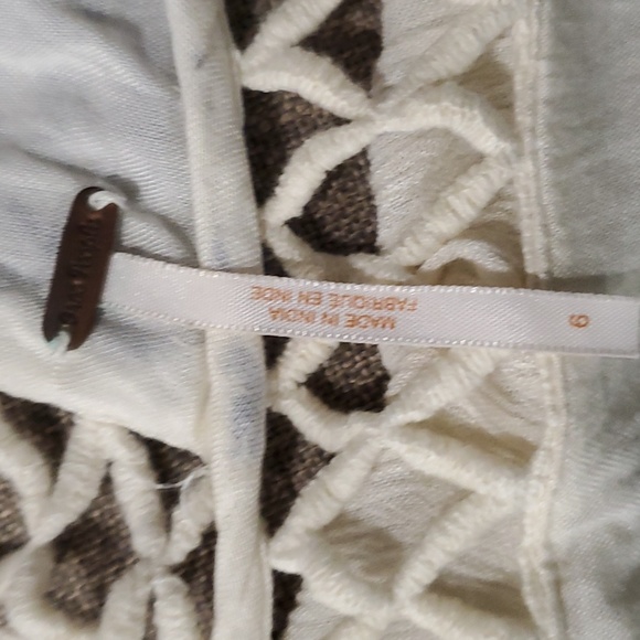 Free People Blue and Cream Mini Dress - Picture 13 of 13